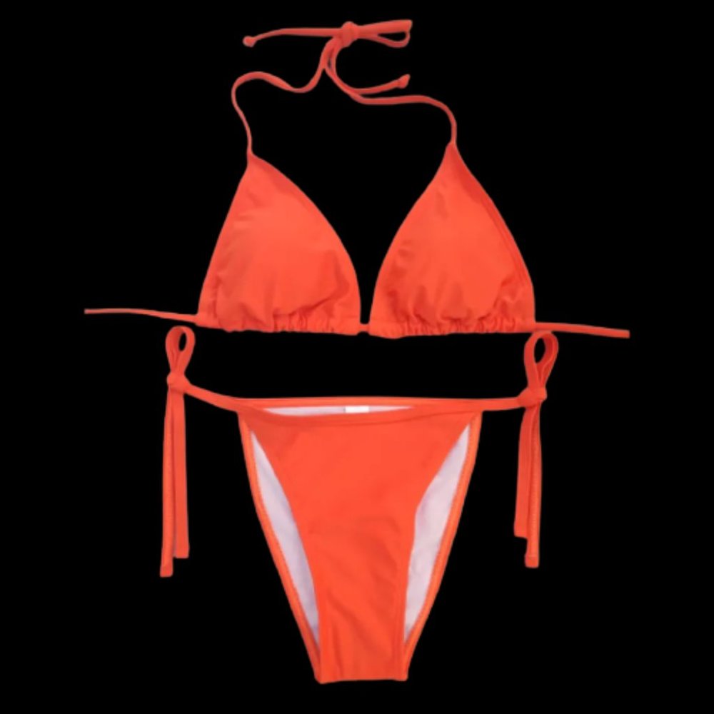 Orange bikini set